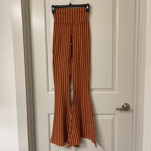Known Supply Striped Flare Pants
